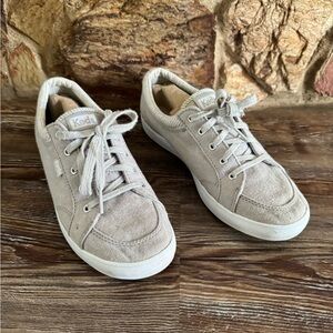 Keds Light Gray Canvas Sneakers